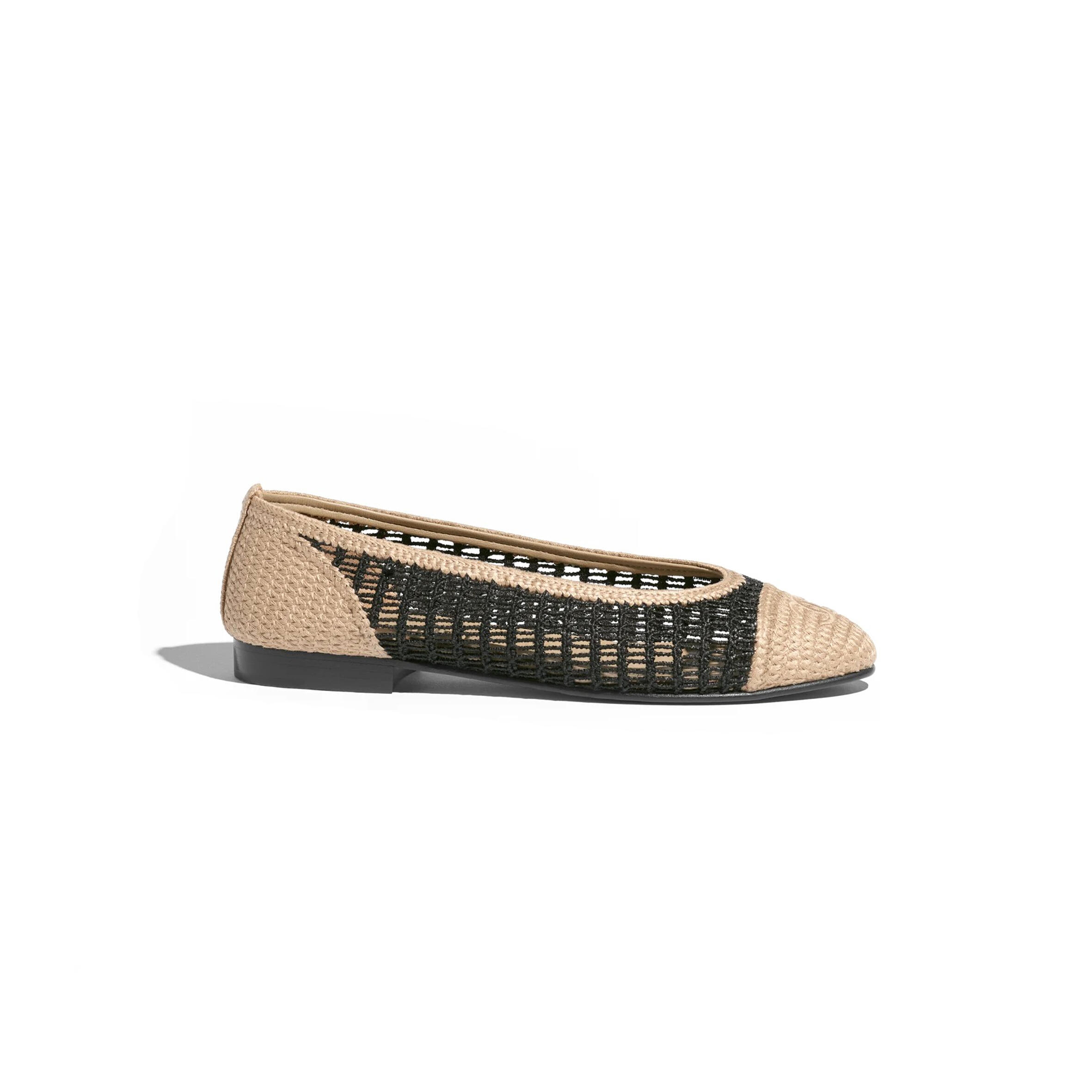 Ch**el raffia ballet flat g46352